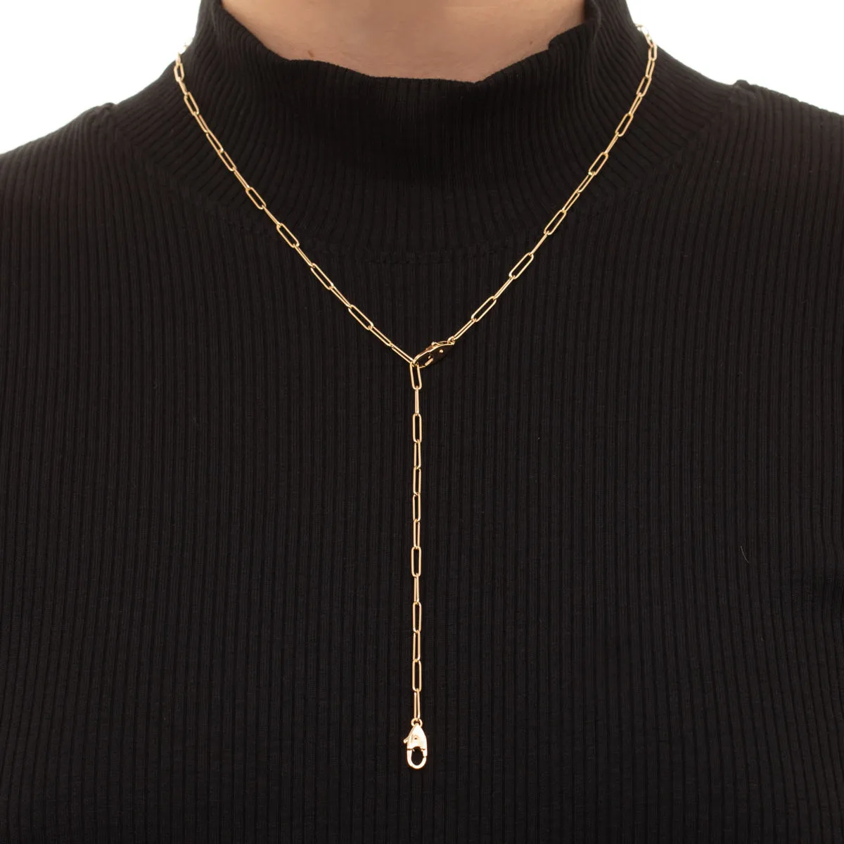 18k "All About Basics" Ladder Chain Necklace