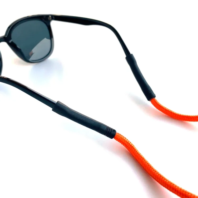 2 PCS Beach Snorkeling Floating Anti-drop Sports EVA Tube Sunglasses Chain Glasses Chain(Yellow)