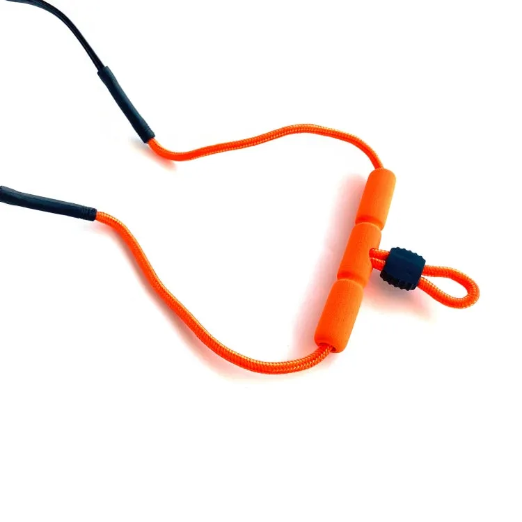2 PCS Beach Snorkeling Floating Anti-drop Sports EVA Tube Sunglasses Chain Glasses Chain(Yellow)