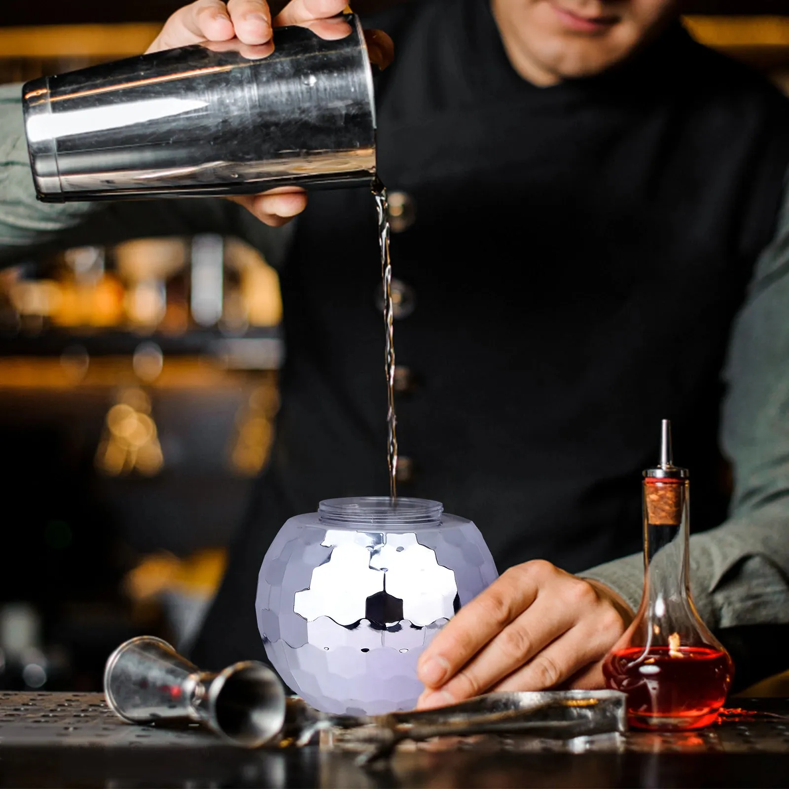 4 Disco Ball Cocktail Cups