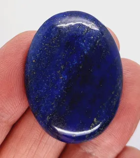 40x30mm Lapis Lazuli Dyed Flat Back Blue Cabochon Gemstone S2102K