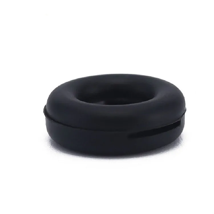 5 Pairs Glasses Ear Hooks Round Anti Slip Silicone Grips Eyeglasses Accessories(Black)