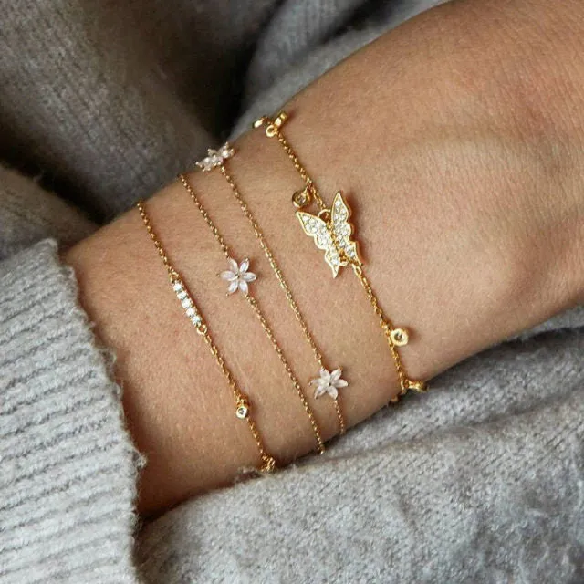 5 Pieces Bracelet Set