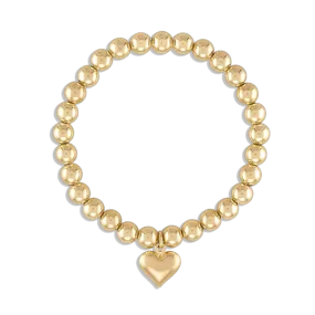 Alexa Leigh-Puff Love Bracelet-Gold 6.5