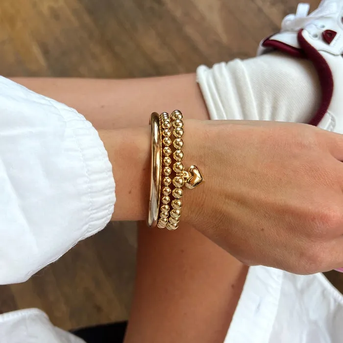 Alexa Leigh-Puff Love Bracelet-Gold 6.5
