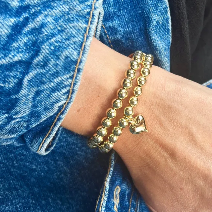 Alexa Leigh-Puff Love Bracelet-Gold 6.5