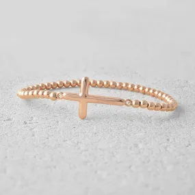 Audrey Cross Bead Bracelet