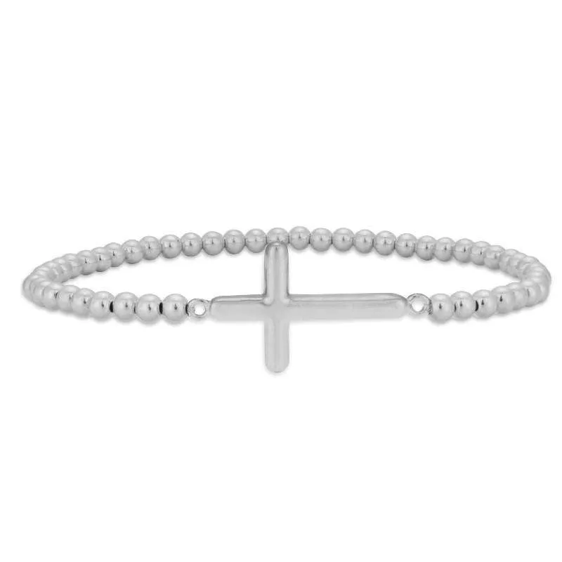 Audrey Cross Bead Bracelet