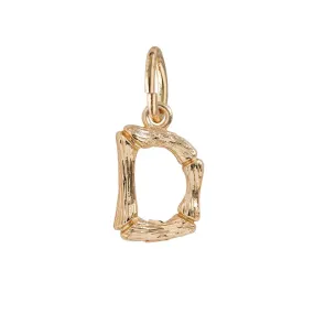 Bamboo Letter Pendant