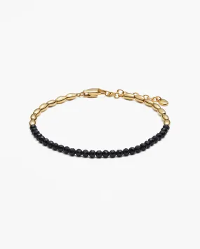 Barley Black Agate Bracelet