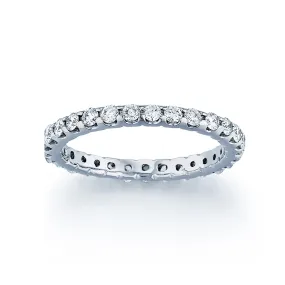 Barmakian Shared Prong Diamond Eternity Band