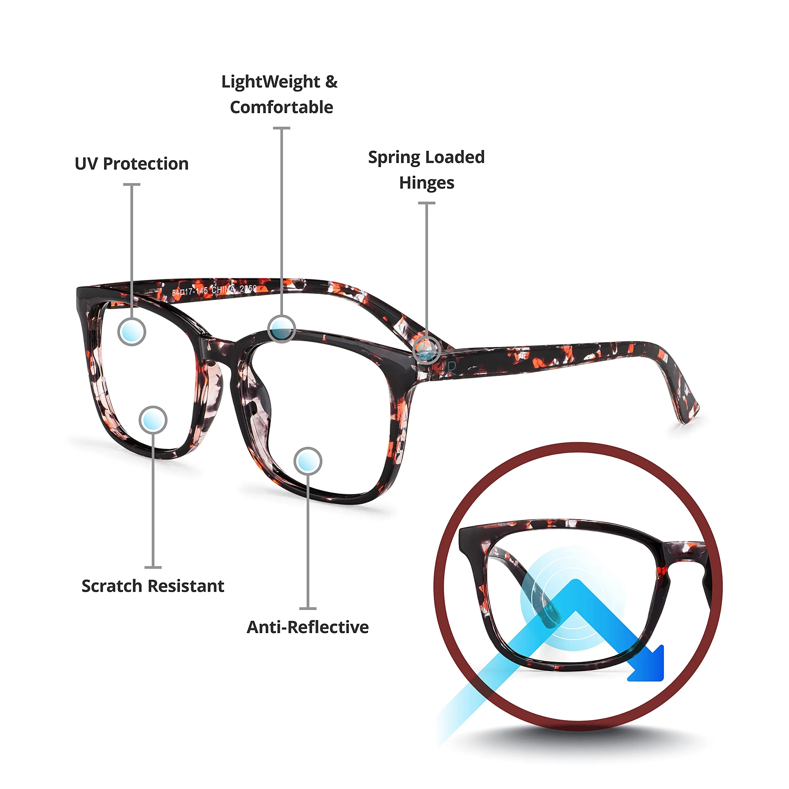 Blue-Light-Blocking-Reading-Glasses-Rose-Tortoise-1-75-Magnification-Computer-Glasses