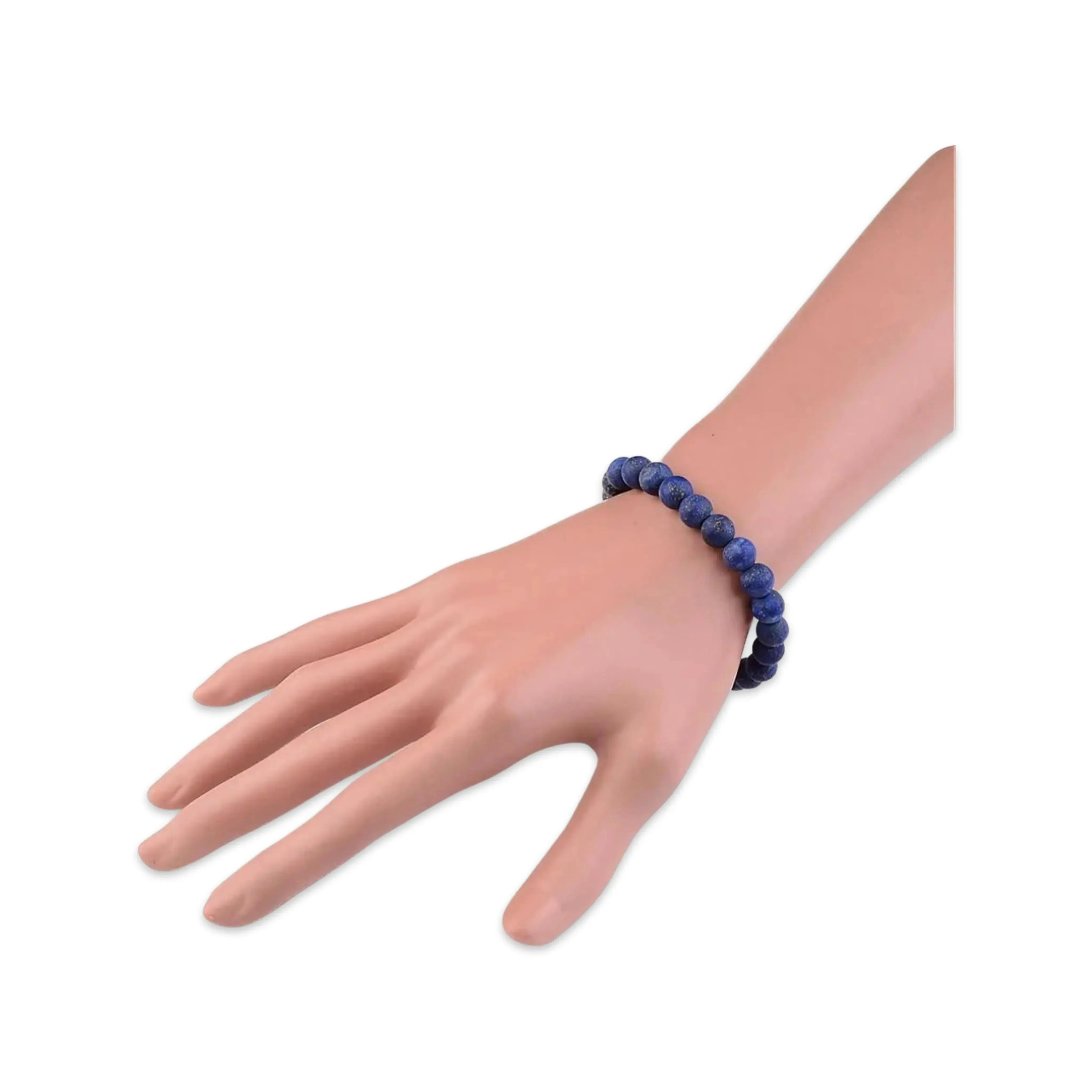 Bracelet -Lapis Lazuli -Frosted -8mm