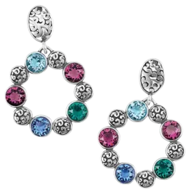Brighton Women's Elora Gems Circle Post Earrings
