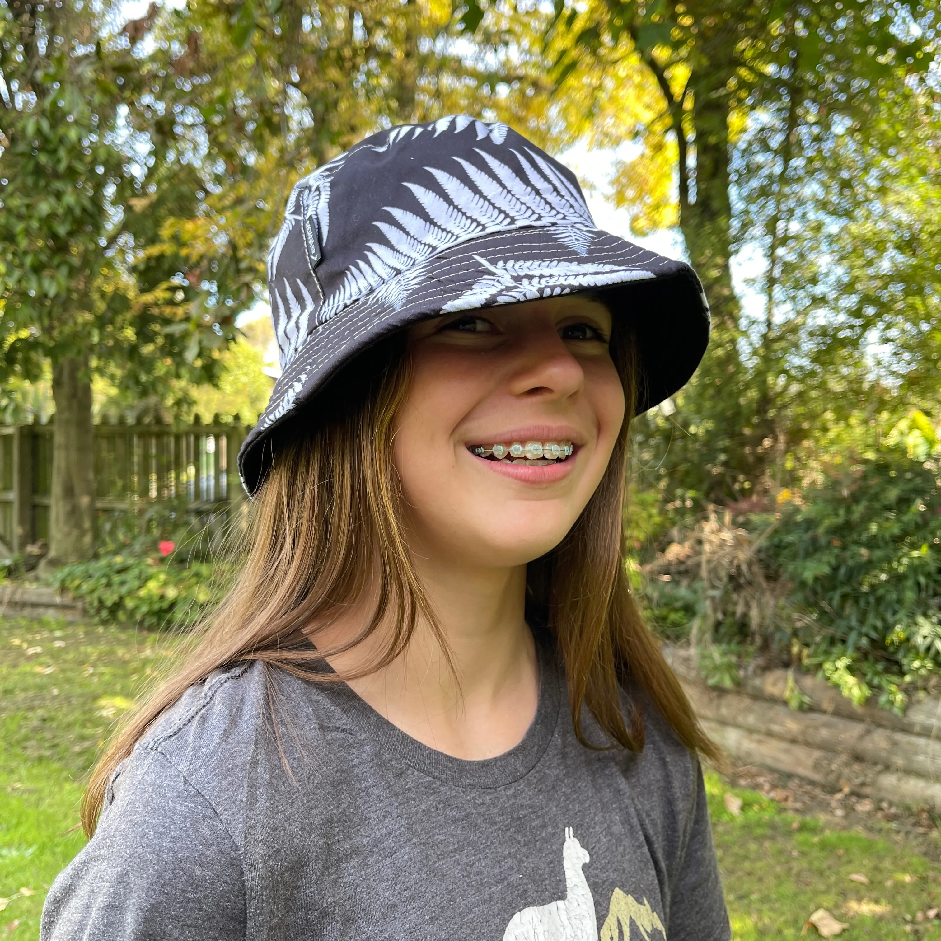 Bucket Hat - Silver Fern