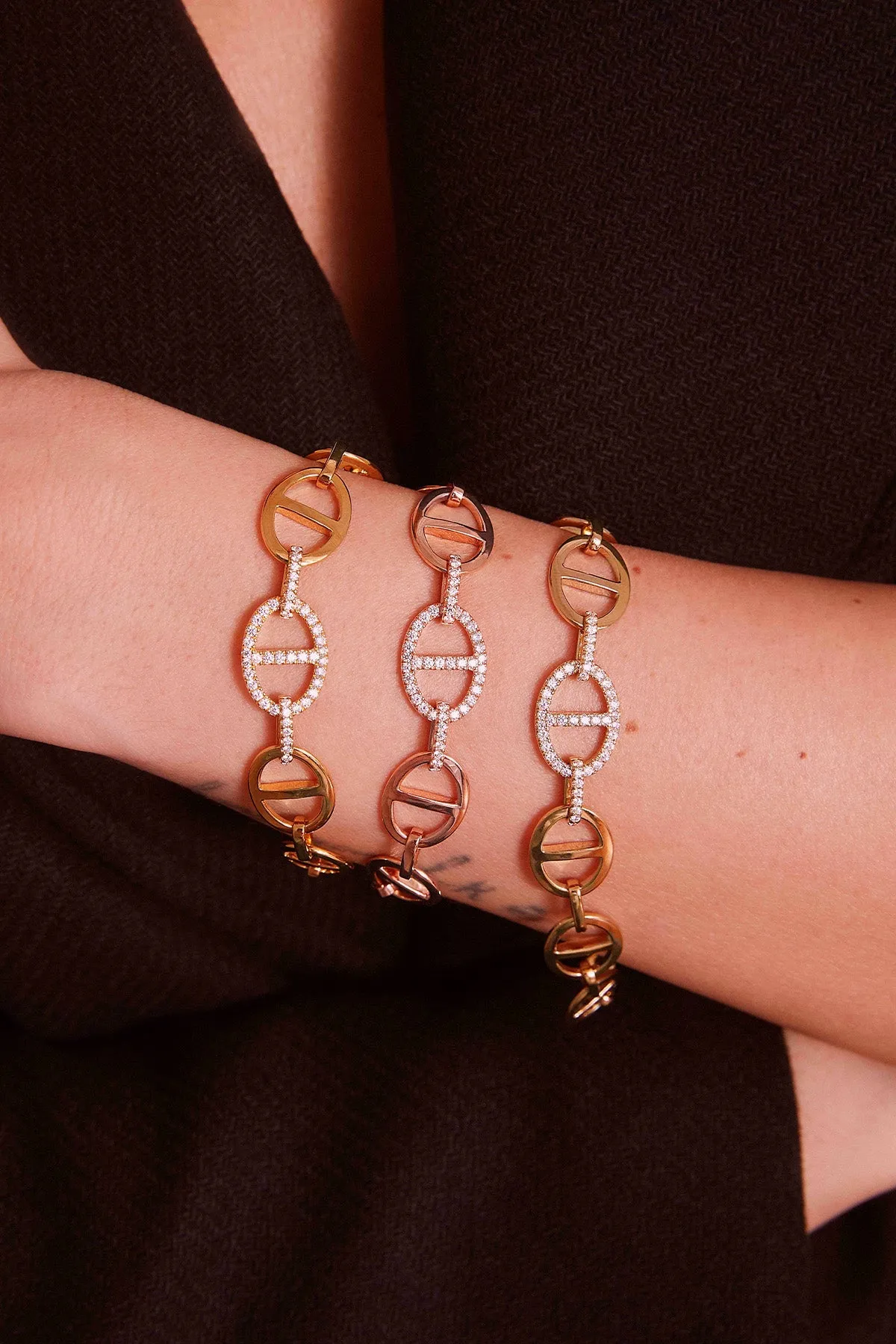 Chaîne Maille Marine bracelet