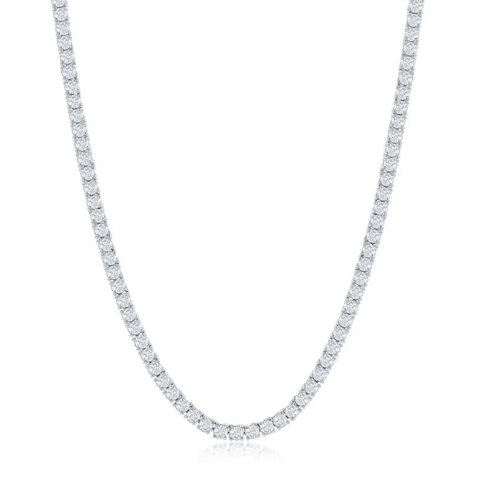 Classic 3mm Tennis Necklace