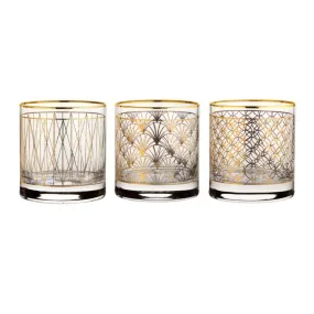 Coco Gold Tumblers Mixed 3 Designs 11.5oz - Pack 12
