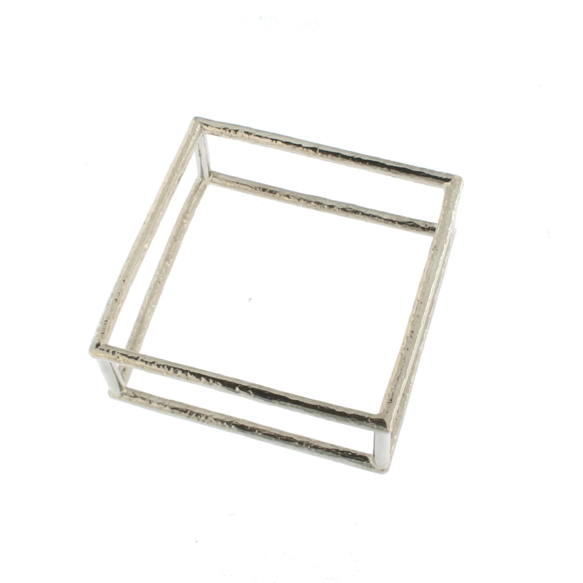 CUBE - SILVER - CU015 RECTANGULAR CUFF