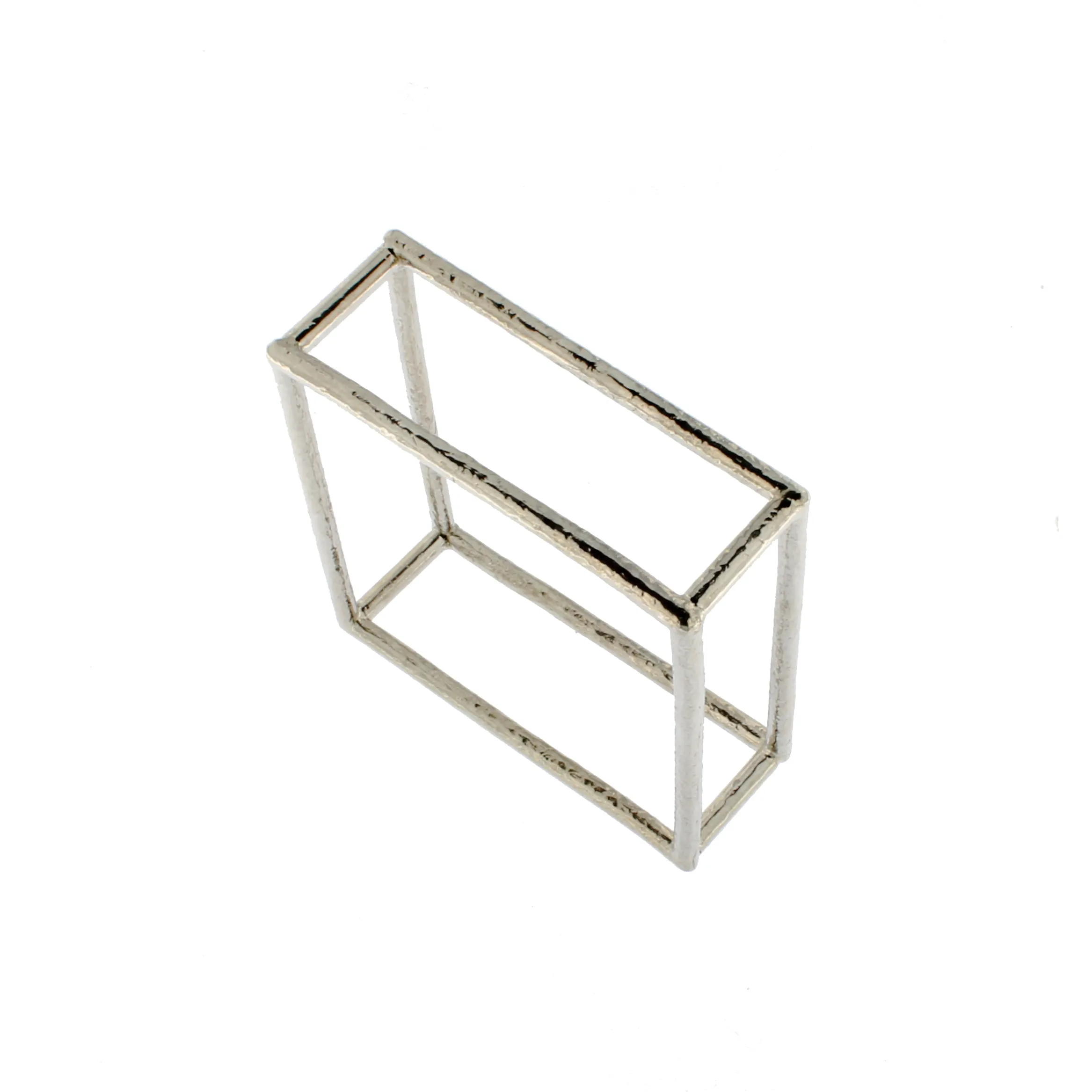 CUBE - SILVER - CU015 RECTANGULAR CUFF
