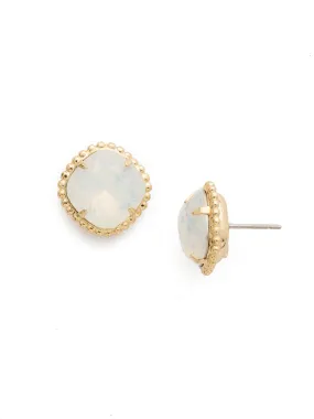 Cushion-Cut Solitaire Stud Earrings - EBX10BGWO