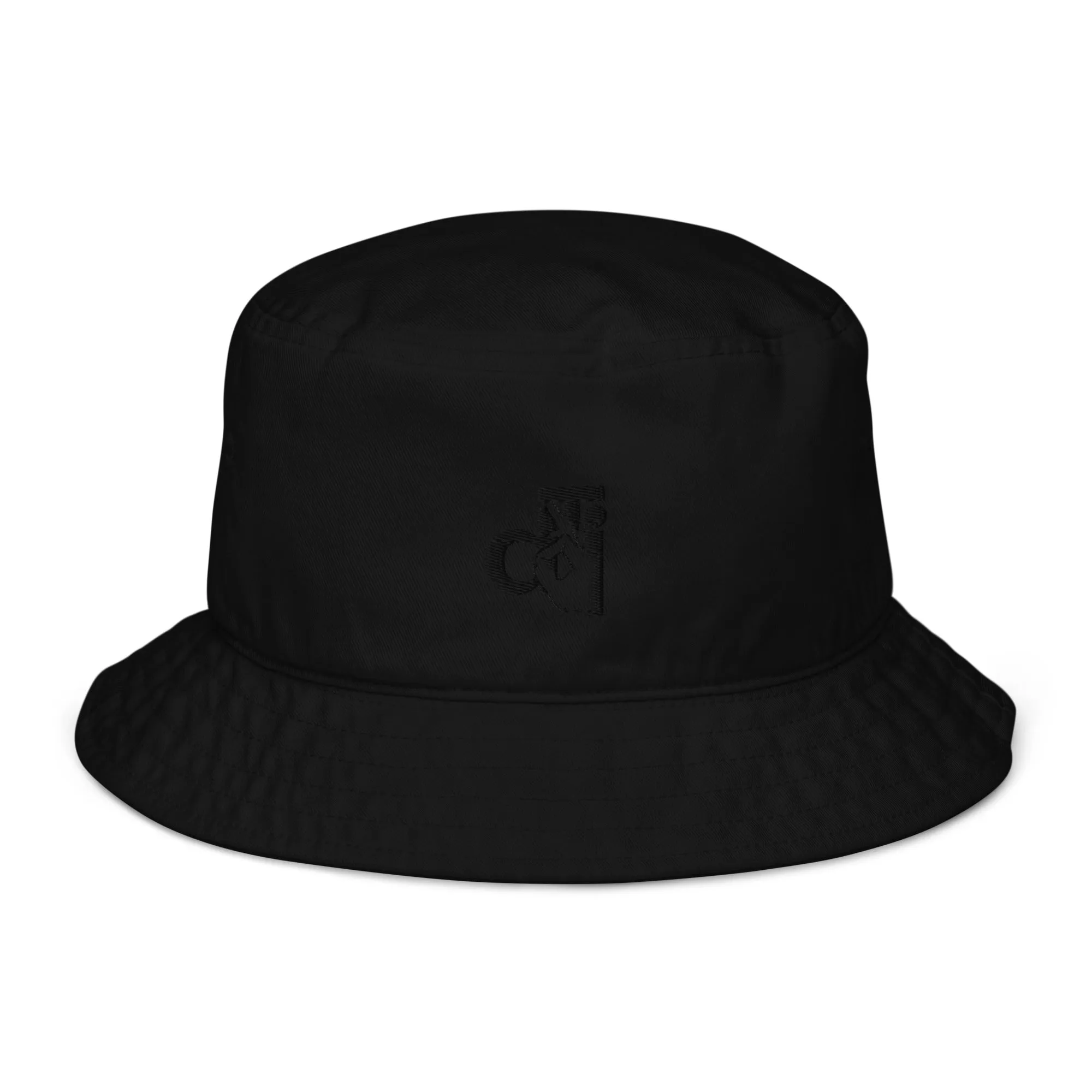 DTI logo Organic bucket hat
