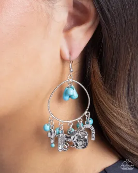 Earrings Western Whisper - Blue E018
