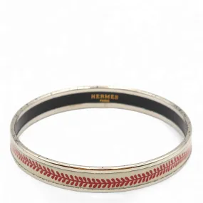 Enamel White Bracelet, Palladium hardware