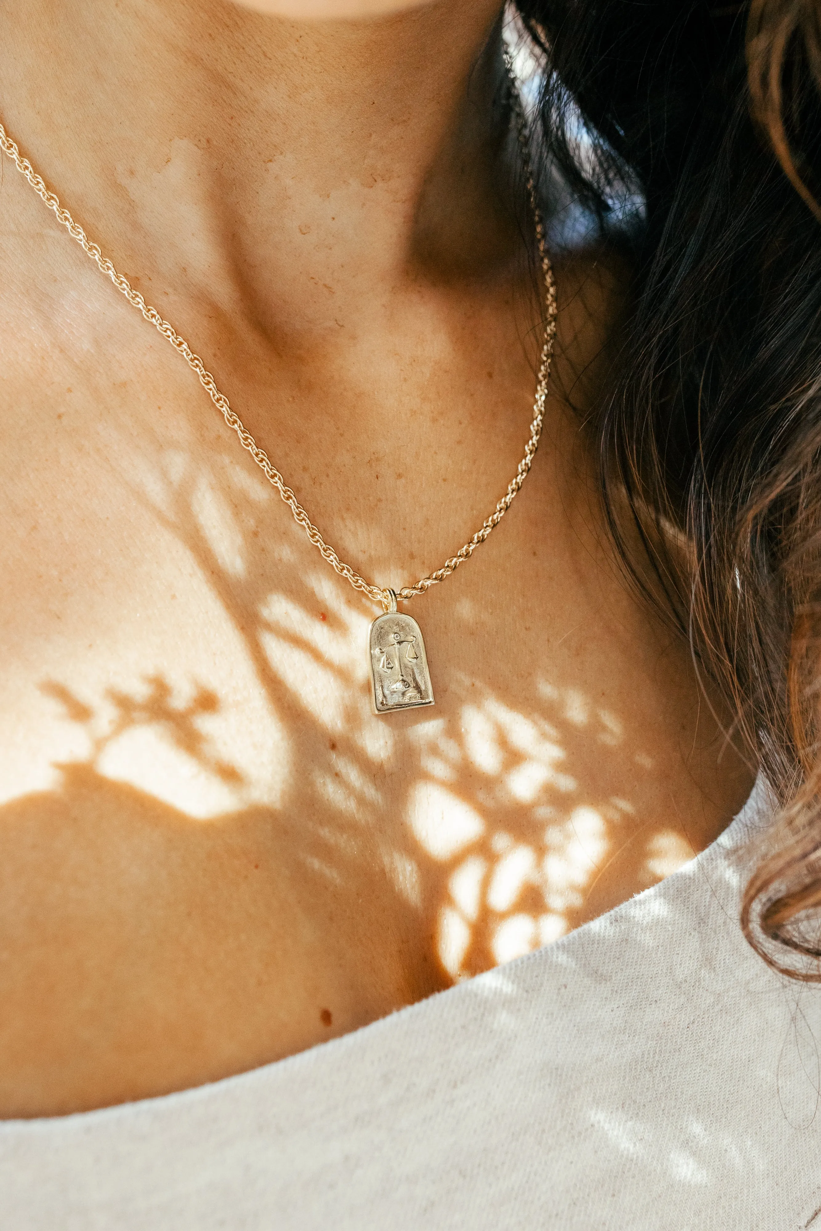 Enneagram Type Six Necklace { Silver   Gold }