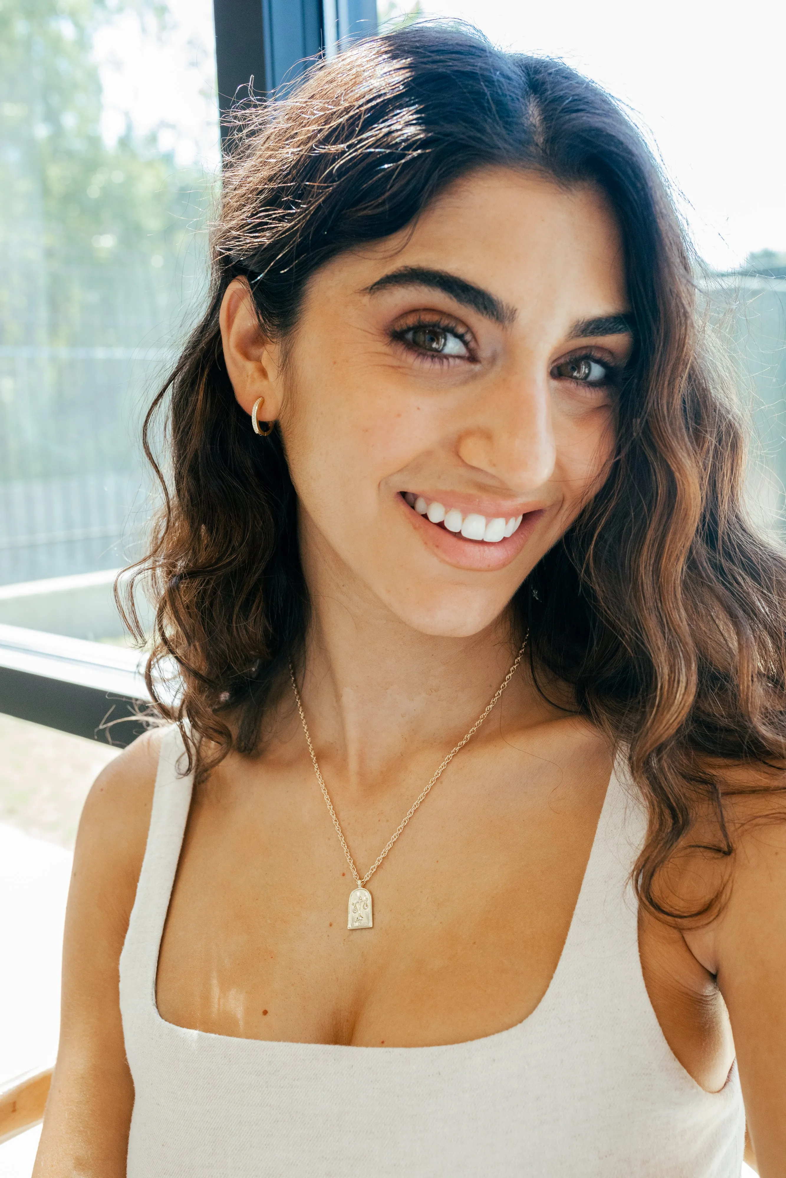 Enneagram Type Six Necklace { Silver   Gold }