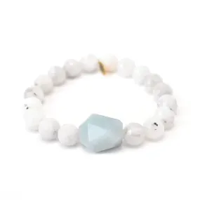 Fertility Baby Maker Bracelet | Moonstone   Aquamarine
