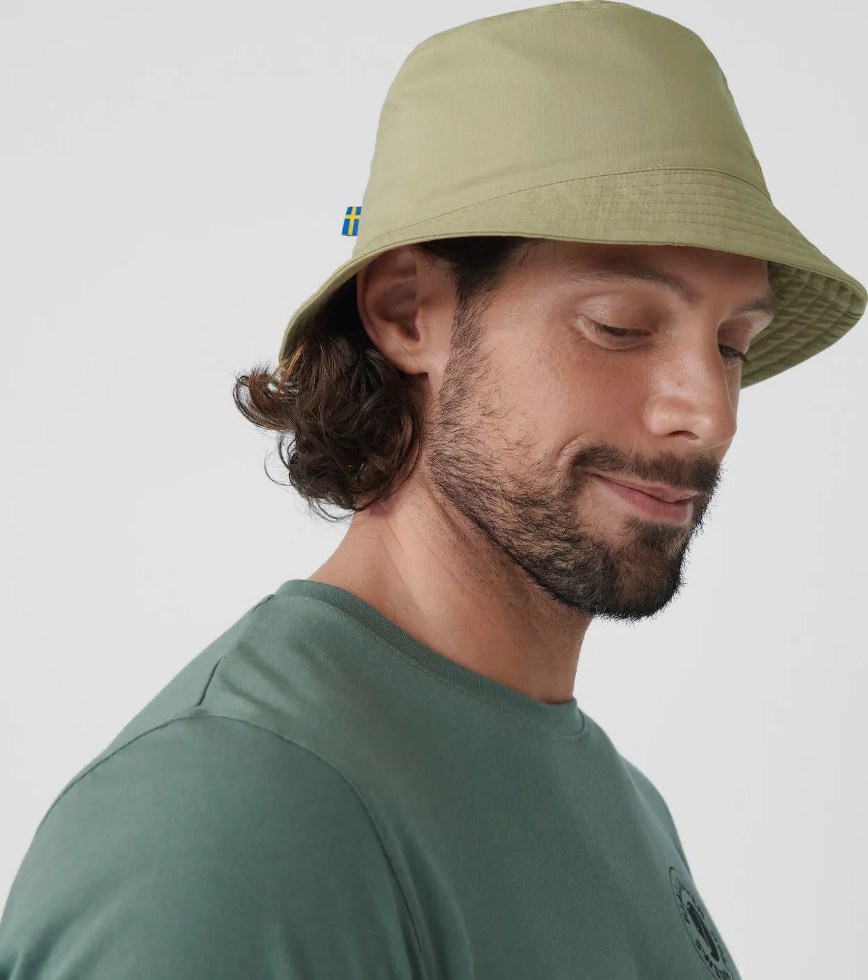 Fjällräven Reversible Bucket Hat Sand Stone-Light Olive | Buy Fjällräven Reversible Bucket Hat Sand Stone-Light Olive here | Outnorth