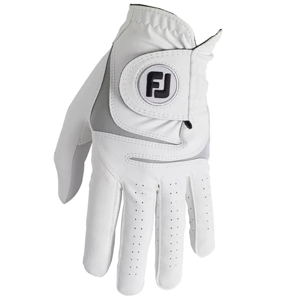 FootJoy WeatherSof Golf Glove - White/Grey