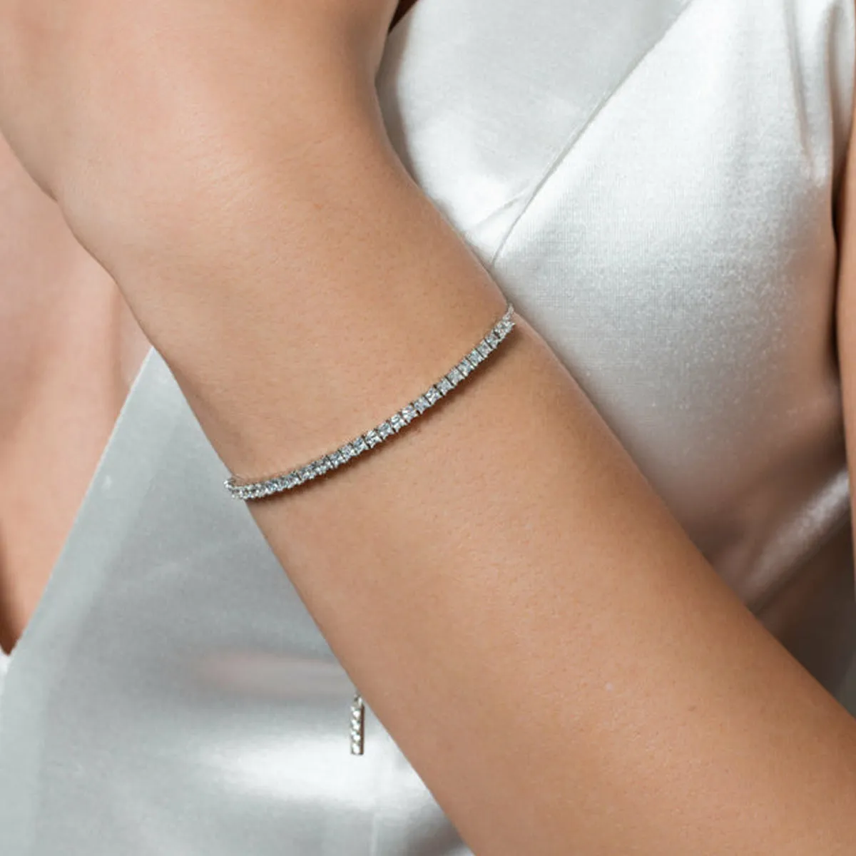 Georgini Sterling Silver Iconic Bridal Vera Bracelet