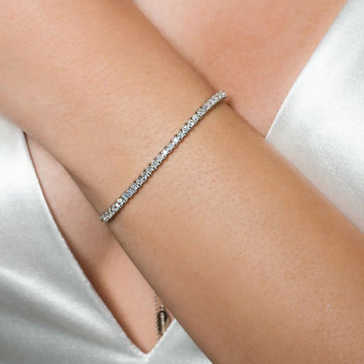 Georgini Sterling Silver Iconic Bridal Vera Bracelet