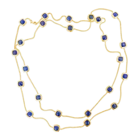 Gold & Lapis Necklace