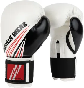 Gorilla Wear Yakima Boxing Gloves - White