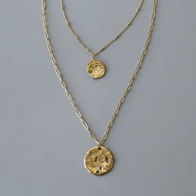 Hammered Coin Necklace