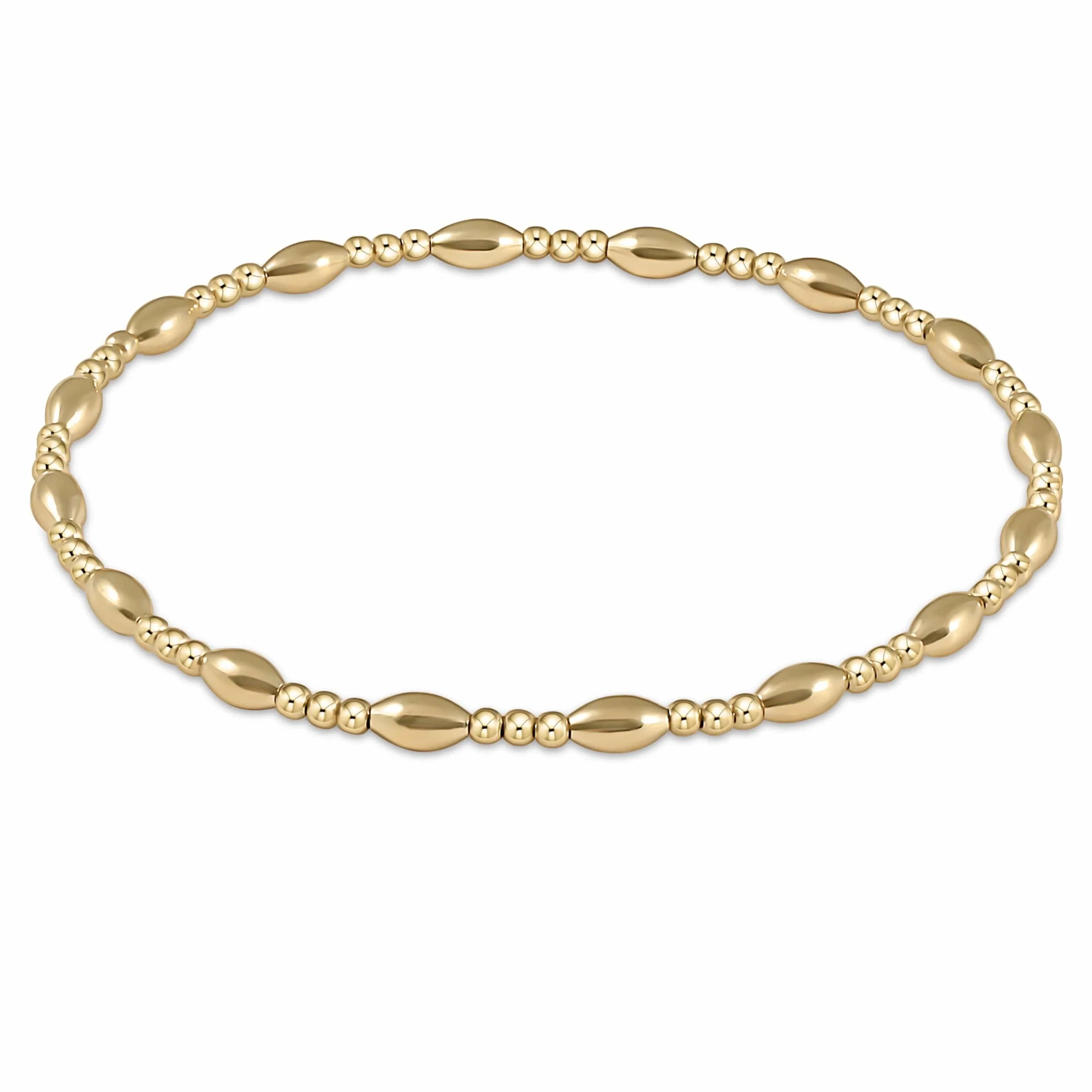 Harmony Sincerity 2mm Gold Bead Bracelet