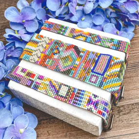 Havana Beaded Cuff or Bracelet by Julie Rofman