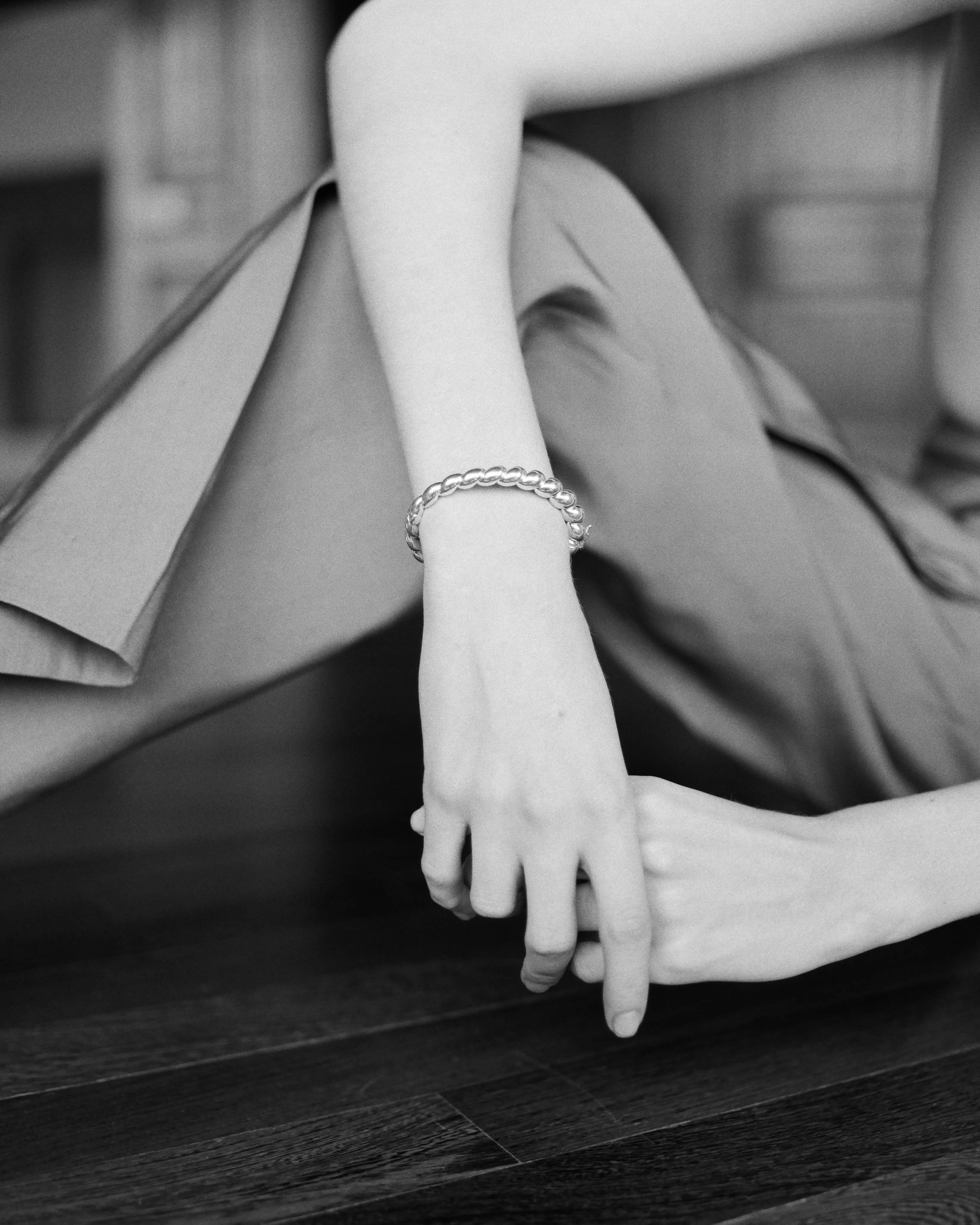 Hinged Tapered Rope Bracelet