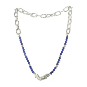 John Hardy Naga Lapis Lazuli Link Necklace