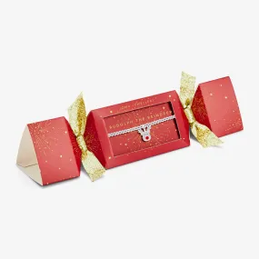 Joma Jewellery Silver Plated 'Christmas Cracker 'Rudolph The Reindeer' Children's Bracelet
