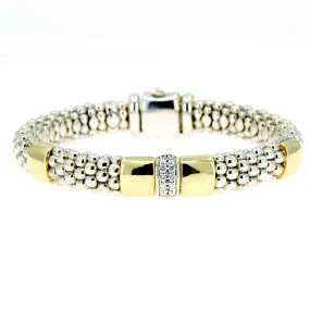 Lagos Caviar Diamond Lux Bracelet
