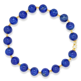 Lapis Bead Estate Necklace