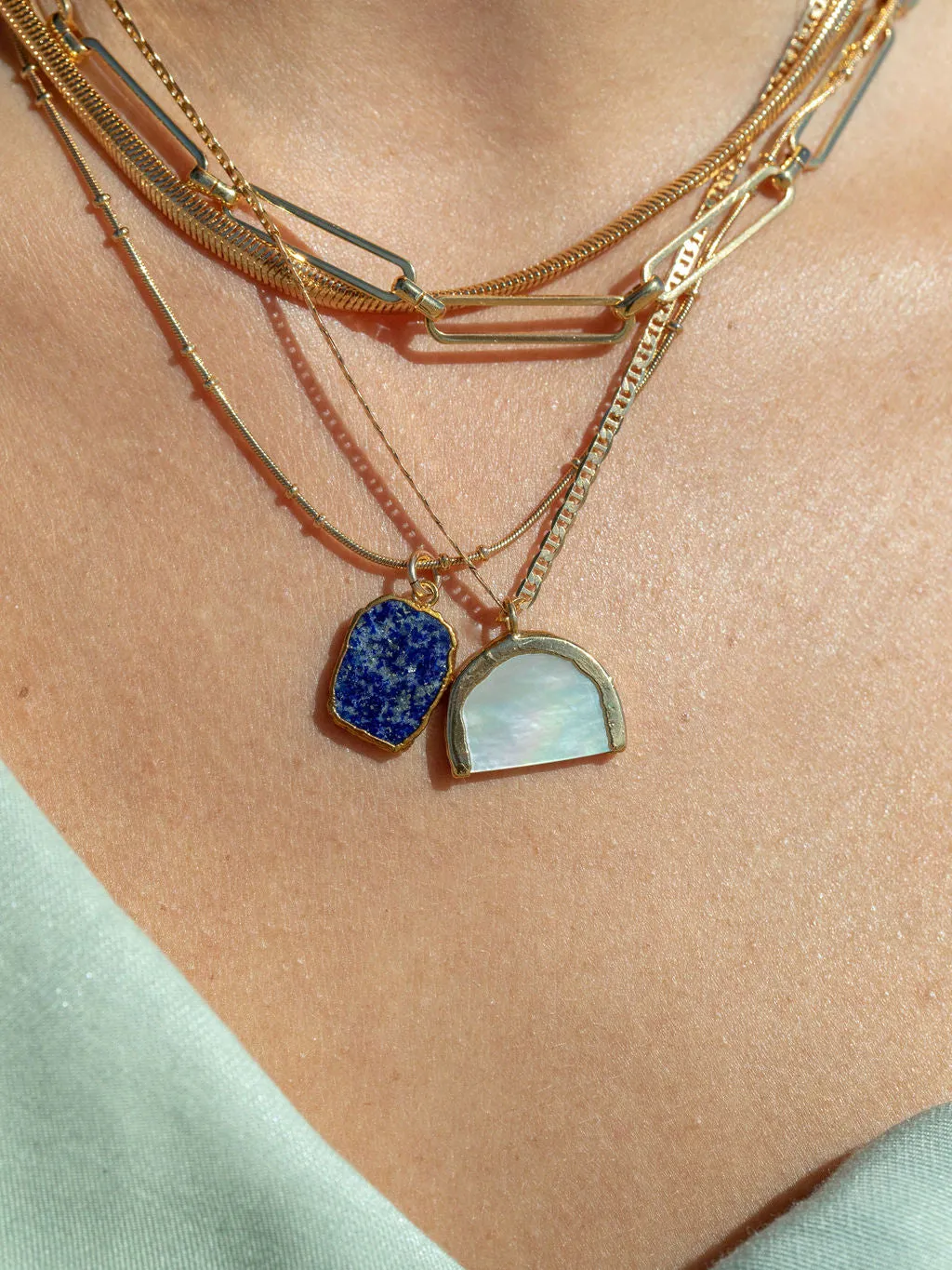 Lapis Lazuli Gemstone Charm