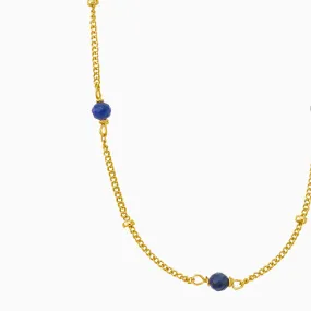LAPIS LAZULI SATELLITE NECKLACE
