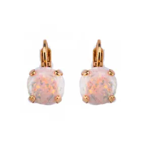 Large Single Stone Leverback Earrings in "Magic" *Custom*