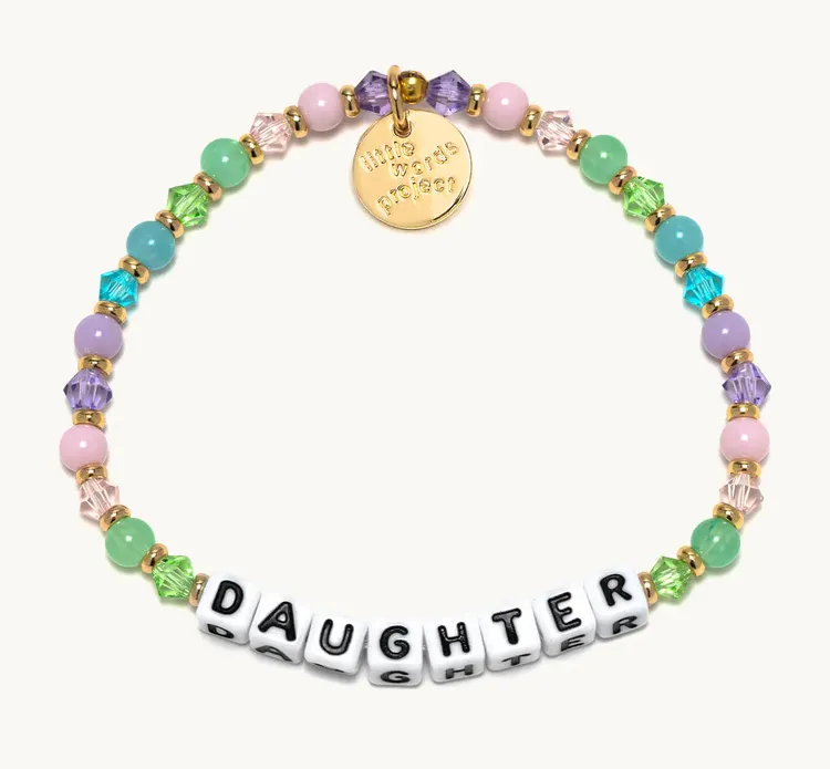Little Words Project Bracelet - Crystal