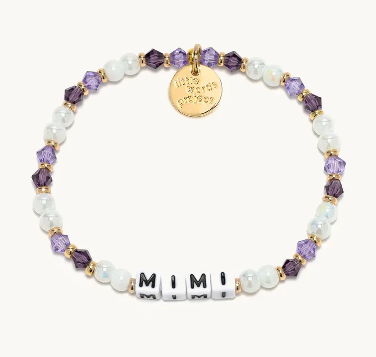 Little Words Project Bracelet - Crystal